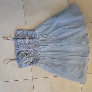 Blue sparkle party dress